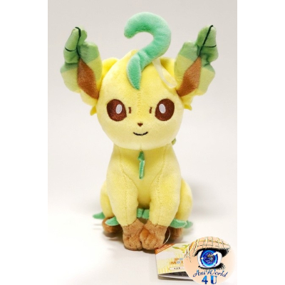 Officiële Pokemon knuffel Leafeon 20cm San-Ei All Star