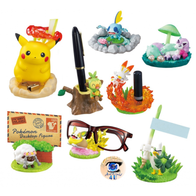 Authentic Pokemon figures re-ment Desktop to the galar region