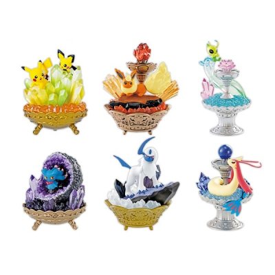 Authentic Pokemon figures re-ment Gemstone collection 