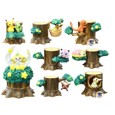 Authentic Pokemon figures re-ment Forest 2 Night of Shooting Stars