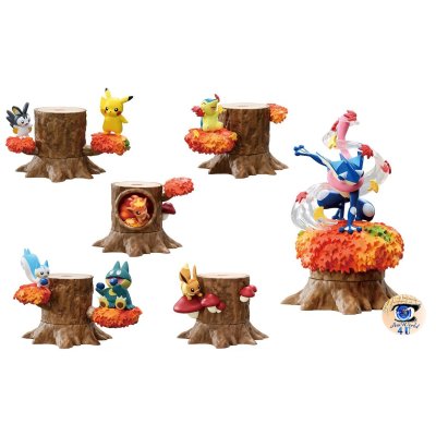 Authentic Pokemon figures re-ment Forest 5 Twilight Afternoon