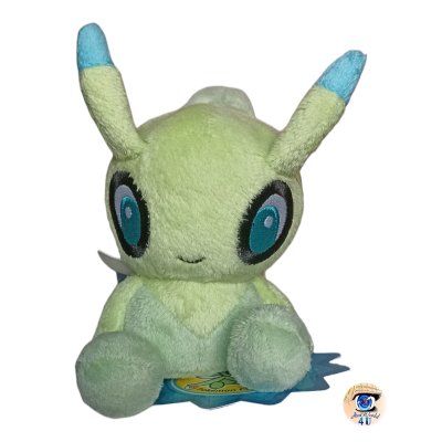 Pokemon plush Celebi +/- 13cm, Authentic Pokemon center pokedoll 2010