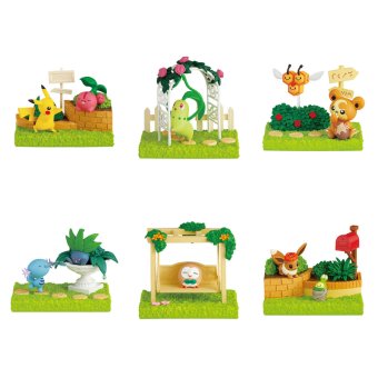 Authentic Pokemon figures re-ment Pokemon garden afternoon sunshine