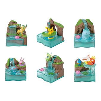 Authentic Pokemon figures re-ment Pokemon world 2 Mysterious Fountain