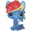 Officiële My Little Pony funko pop Figure Rainbow dash Glitter +/- 9 cm