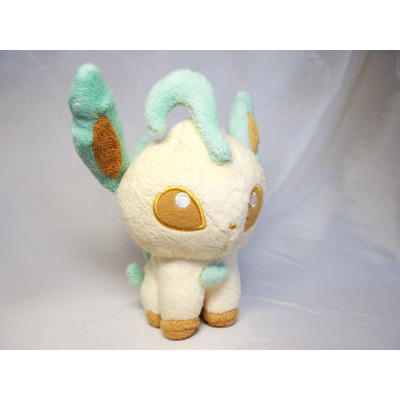 Officiële Pokemon center knuffel Leafeon pokedoll +/- 16cm 2007