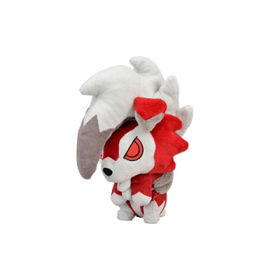 Officiële Pokemon Knuffel Lycanroc midnight form +/- 18cm