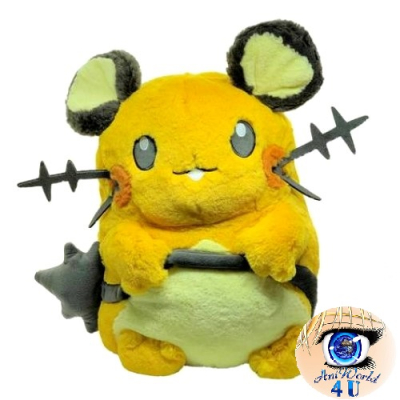 Officiële Pokemon center knuffel comfy friends Fluffy Dedenne 35cm 