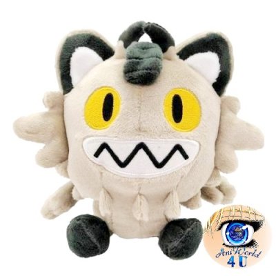 Officiële Pokemon center knuffel Galarian Meowth 15cm pokedoll