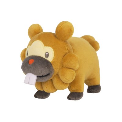 Officiële Pokemon knuffel Bidoof 18cm (lang) San-ei