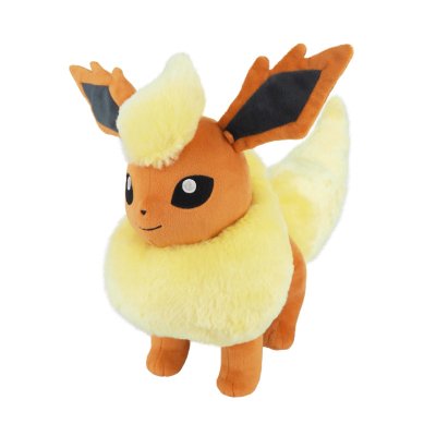 Officiële Pokemon knuffel Flareon 34cm (lang) San-Ei All Star Medium size