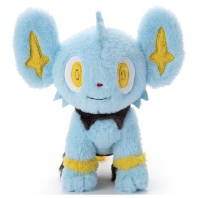 authentic Pokemon plush Shinx KutaKutaTatta 25cm Long Takara tomy (Small size)