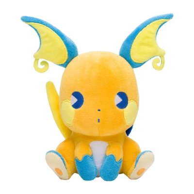 Legit Pokemon plush Raichu Saiko Soda Refresh 18cm