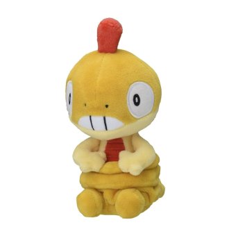 Authentic Pokemon Center Plush Pokemon fit Scraggy 15cm 