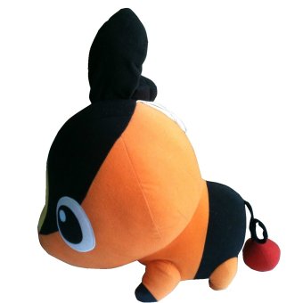 Officiële Pokemon knuffel Tepig +/- 37cm (lang) Banpresto Super DX UFO catcher 2010