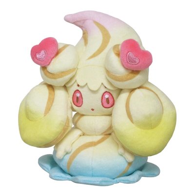 Officiële Pokemon knuffel Alcremie (Rainbow Swirl Heart) +/- 18cm San-ei