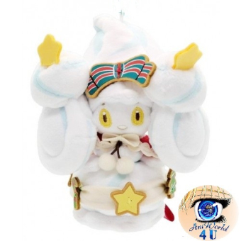 Officiële Pokemon center knuffel Alcremie Christmas Wonderland 14cm