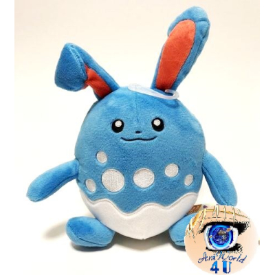 Officiële Pokemon knuffel Azumarill +/- 24CM Lang San-ei