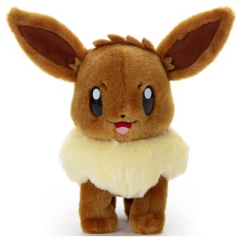 Officiële Pokemon knuffel Eevee i choose you +/- 24cm (lang) Takara tomy