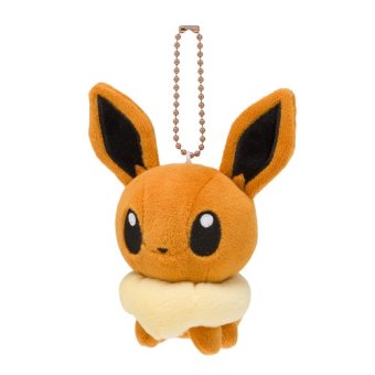 Officiële Pokemon center Eevee knuffel pokedoll Mocchiri mascot +/- 9cm (2022 versie)