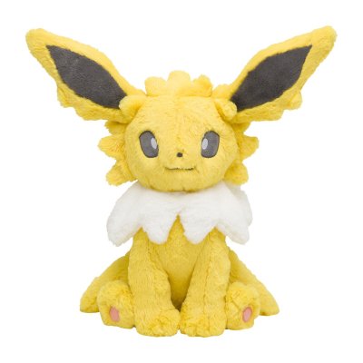 Officiële Pokemon center knuffel Comfy Friends Fluffy Jolteon 33cm 