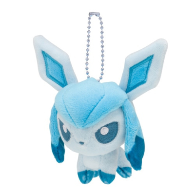 Officiële Pokemon center Glaceon knuffel pokedoll Mocchiri mascot +/- 11cm (2022 versie)