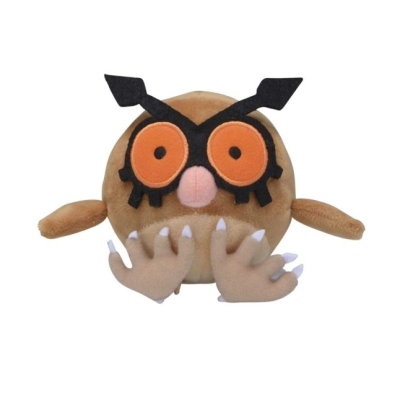 Officiële Pokemon center knuffel Pokemon fit Hoothoot 16cm (breedt)