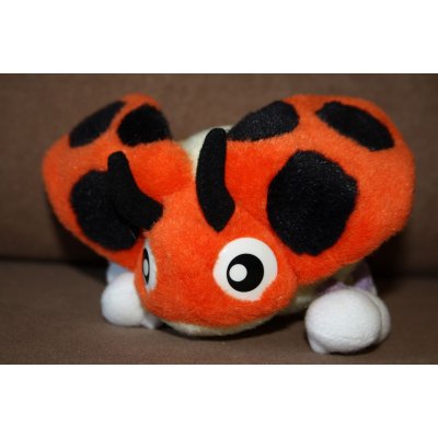 Officiële Pokemon knuffel Ledyba 13cm (lang) TOMY uit 2000, vintage