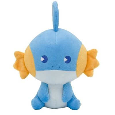 Officiële Pokemon center Knuffel Mudkip Saiko Soda Refresh 18cm