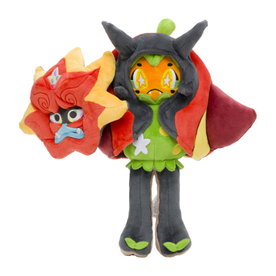 Officiële Pokemon center knuffel Ogerpon (Hearthflame mask) 34CM 