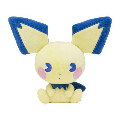 Officiële Pokemon Knuffel Pichu Saiko Soda Refresh 16cm