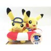 Authentic Pokemon Center plush Monthly Pair Pikachu Swimsuit Plush July 2016 16cm