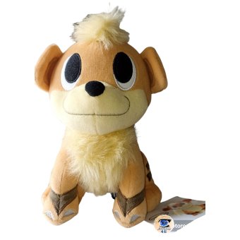 Officiële Pokemon center knuffel Growlithe pokemon time 2012 +/- 20cm 