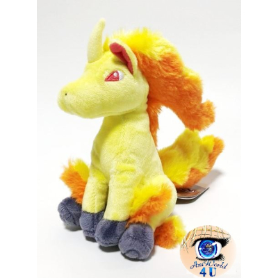 Officiële Pokemon center knuffel Pokemon fit Rapidash 15cm 