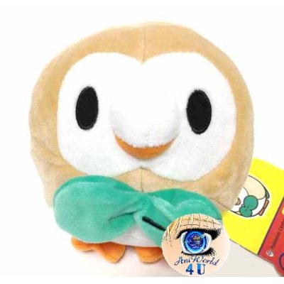 Authentic Pokemon center plush Rowlet Pokedoll +/- 13CM