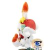 Officiële Pokemon center knuffel Scorbunny Christmas Wonderland 25cm (staand)