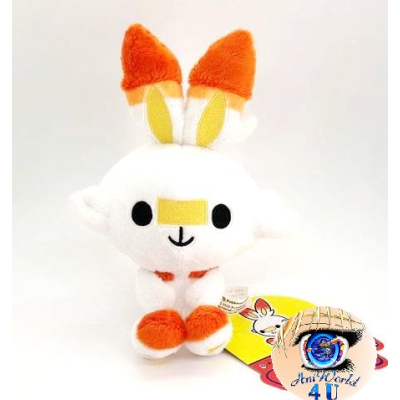 authentic Pokemon plush Pokemon center Scorbunny 19cm pokedoll