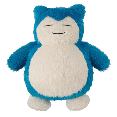 Authentic Pokemon plush fluffy Snorlax Kutsurogi Time 43cm, banpresto mofugutto