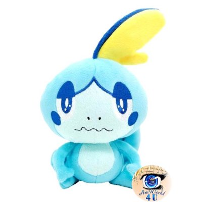 authentic Pokemon plush Sobble San-ei 18cm (met vin)