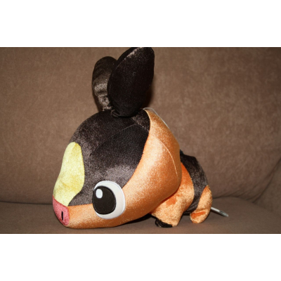 Authentic Pokemon plush Tepig +/- 25cm banpresto ufo catcher shiny fabric