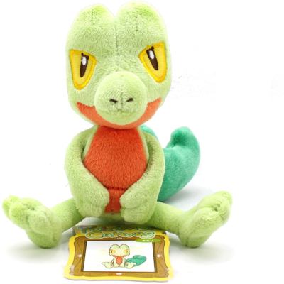 Officiële Pokemon center knuffel Treecko +/- 15cm canvas series