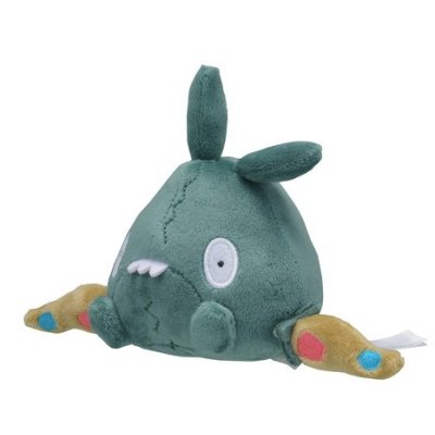 Officiële Pokemon center Pokemon fit knuffel Trubbish 18cm (breedt)