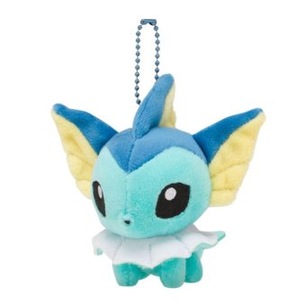 Authentic Pokemon center Vaporeon plush pokedoll Mocchiri mascot +/- 8cm (2022 version)