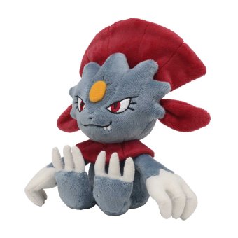 Officiële Pokemon center knuffel Pokemon fit Weavile 16cm 