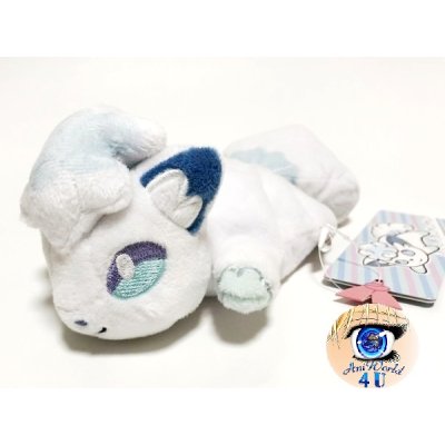 Authentic Pokemon center plush, Kuttari Alola Vulpix awake 18cm long 