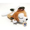 Authentic Pokemon center plush, Kuttari Lycanroc sleeping 20cm long 