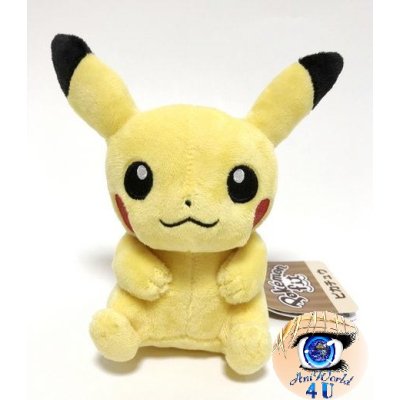 Pokemon plush Pikachu 12cm, Authentic Pokemon Center Pokemon fit / sitting cutie 