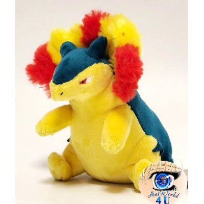 Officiële Pokemon center knuffel Pokemon fit Typhlosion 16cm 