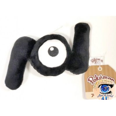 autehntic Pokemon Center Plush Pokemon fit Unown M 13cm