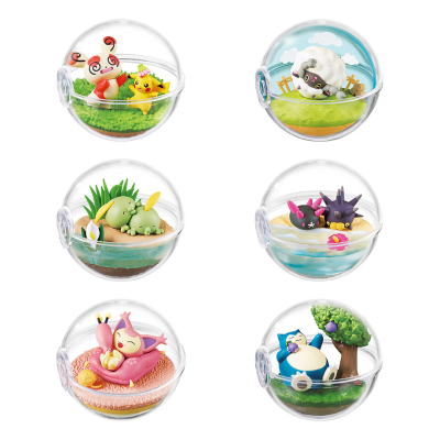 Authentic Pokemon figures re-ment Terrarium collection Happiness Everyday